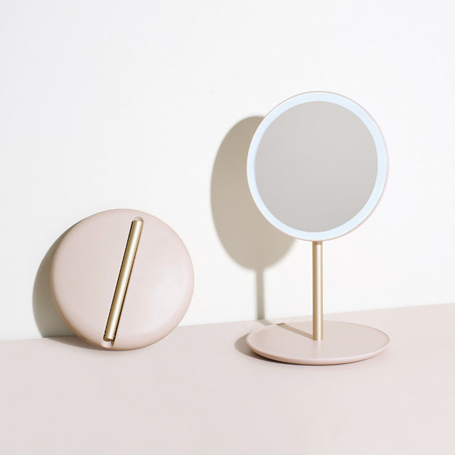 LED Folding Mirror Make-up Mirror