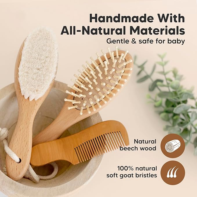 Rovco - Baby Comb & Brush Set